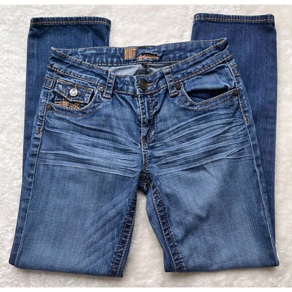 Kut from the Kloth Catherine Boyfriend Jeans with Pocket Flaps, Size 6 - Picture 6 of 16